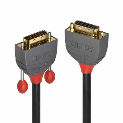 LINDY DVI-D Dual Link Verlängerung Anthra Line 2m