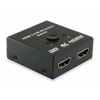 Equip Switch bidirektional HDMI 2-Port Verteiler oder Umsch