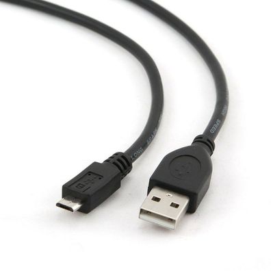 gembird USB-Kabel USB2.0 auf Micro-USB weiß 1.8m