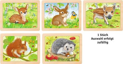 Einlegepuzzle Waldtiere, 1 Stück