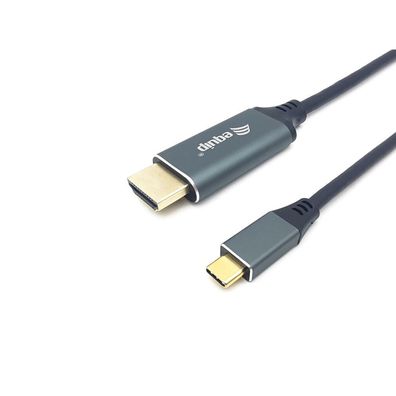 Equip Adapter USB-C -> HDMI, 4K60Hz 1.00m sw