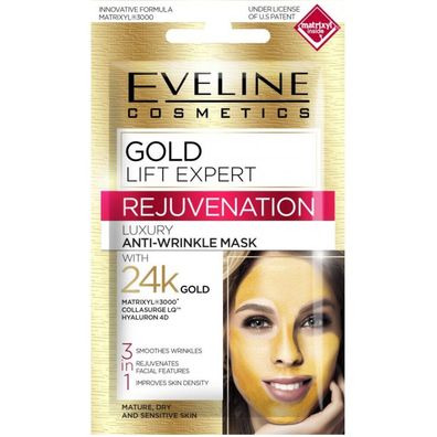 Eveline Cosmetics Gold Lift Expert Verjüngende Anti-Falten-Maske 7ml
