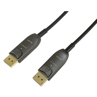 Equip DisplayPort 1.4 St/St 50m 8K/60Hz komp. HDCP, schwarz