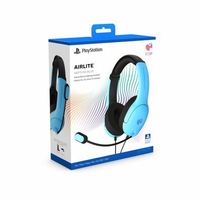PDP Headset Airlite Stereo, blau, Playstation 4/5