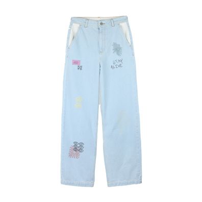 OXBOW Women Hose Denim light blue