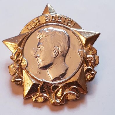 Anstecker Tschechien Julius Fucik 1. Klasse