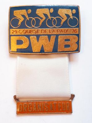 Abzeichen 29. Course de la paix 1976 Internationale Friedensfahrt Für Organisatoren