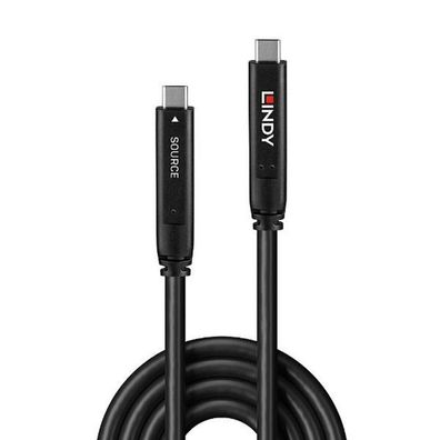 LINDY 8m USB 3.2 Gen 1 & DP 1.4 Typ C Hybridkabel