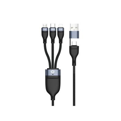 Conceptronic Kabel USB-C/A 3.0 -> 3-in-1 100W 1.50m 480Mbps