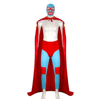 Cosplay Mexico Nacho Libre Umhang Masken Halloween Fun Grobe Stierkampf Kostume
