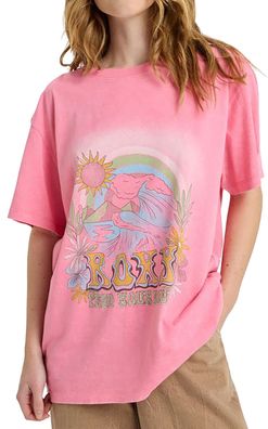 ROXY Women Shirt Sunnyoversize Optic Wash pink cosmos