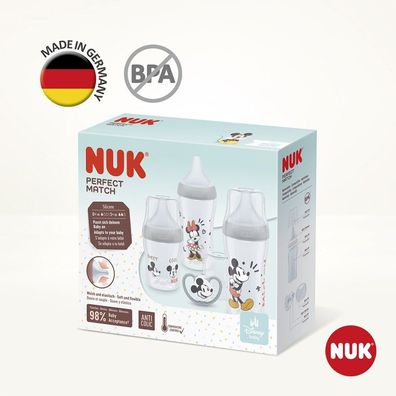 NUK Perfect Match Disney Mickey Mouse Set, grau