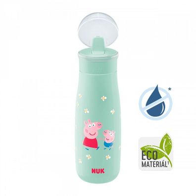 NUK Mini-Me Trinkflaschen Peppa Pig 450ml, grün