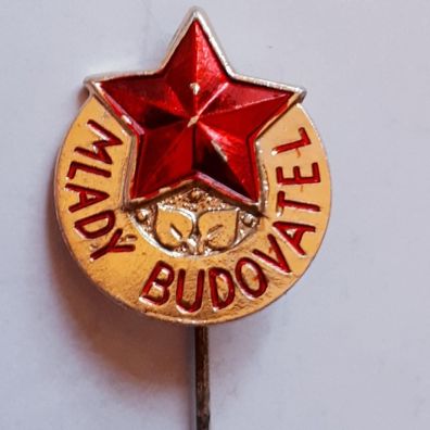 Anstecker Anstecknadel Pionierabzeichen Tschechien Junger Konstrukteur