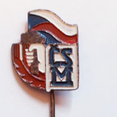 Anstecknadel Tschechoslowakei Mitgliedsabzeichen des sozialistischen Jugendverbands