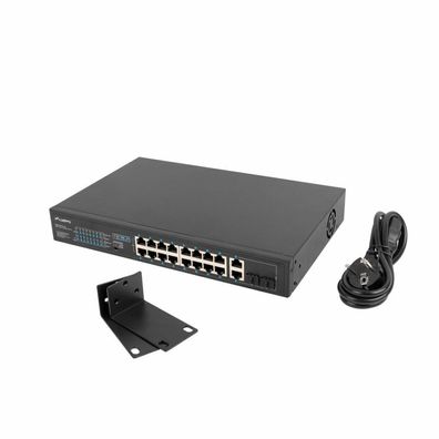 Lanberg Switch 16X 100MB DSP+/2X 1GB/1X SFP Unmanaged Rack 1