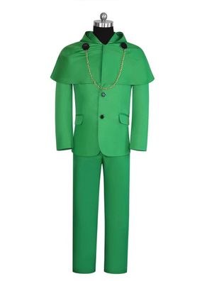 Cosplay Fantastic Four Doctor Doom Kostum Grune Jacke Hose Halloween Anzuge
