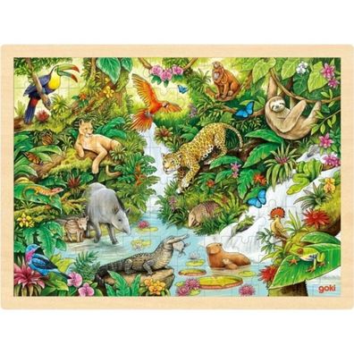 GOKI Dschungel Puzzle 96 Teile
