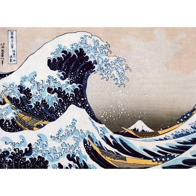Eurographics Puzzle Groß Wolle Kanagawa 3D-Effekt XL 300 Teile