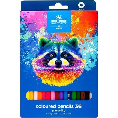 KOH-I-NOOR Buntstifte 36 St. Waschbär