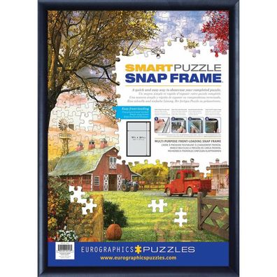Eurographics Smart puzzle schwarz Aluminium-Puzzle-Rahmen 48,89x67,63cm
