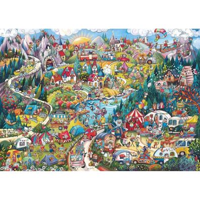 HEYE Puzzle Go camping! 2000 Teile