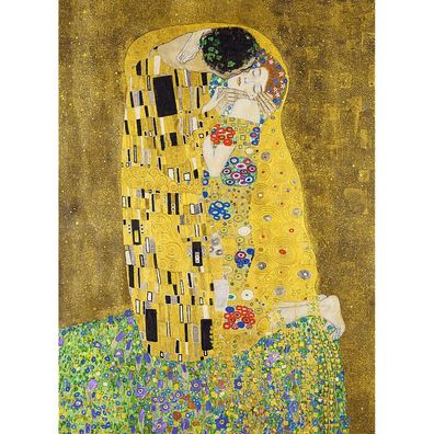 TREFL Holzpuzzle Kunst: Gustav Klimt - Der Kuss 200 Teile