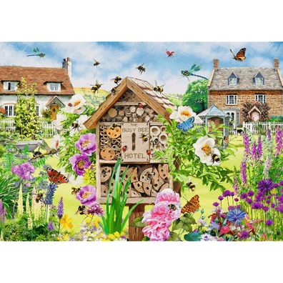 TREFL Puzzle Premium Plus Tea Time: Zuhause für die Bienen 1000 Teile