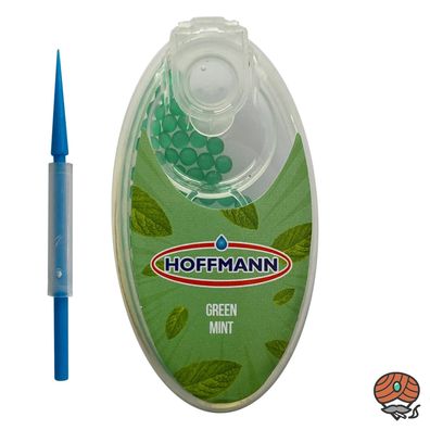 Aroma Kapseln / Perlen für Filterzigaretten GREEN MINT / MINZE Dose 100 Kapseln