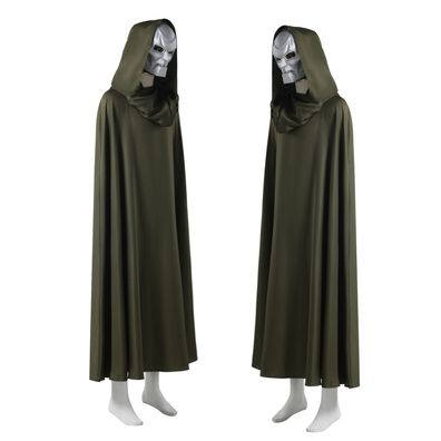 Cosplay Fantastische Vier Doktor Doom Maske Gruner Mantel Anzuge Halloween Cloak