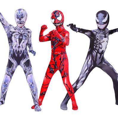 Cosplay Venom 4 Carnage Superhero Jumpsuit Erwachsene Kinder Bodysuit Halloween