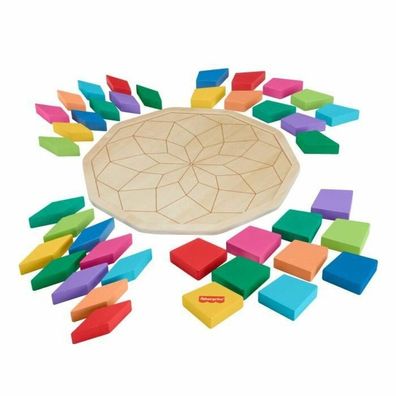 Mandalapuzzle Aus Holz (40 Teile)