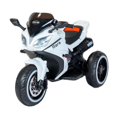 Baby Mix Rare Elektromotorrad für Kinder wei&#223;