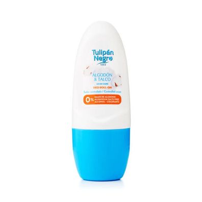 Tulipan Black Roll On Deo Baumwolle & Talkum Puder 50 Ml