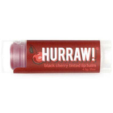 Hurraw Black Cherry getönter Lippenbalsam