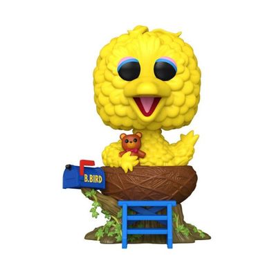 Sesamstraße POP! Deluxe Vinyl Figur Big Bird in Nest 17 cm
