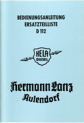 Bedienungsanleitung und Ersatzteilliste Hela D112