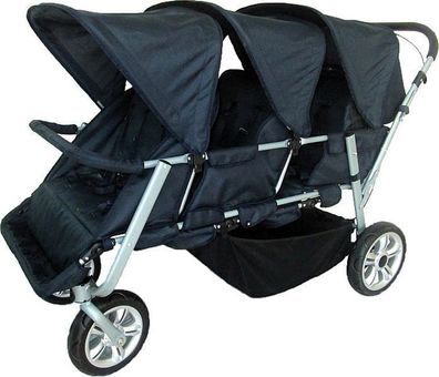 Krippenwagen Helena 6 Sitzer Faltbar Tagesmutter Kindergarten Kinderwagen Ausflug