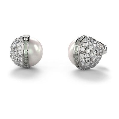 Charmante Stahlohrringe mit Calypso-Zirkonen JUBE04458JWRHT/U