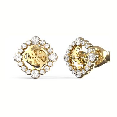 Tiny Dancer JUBE04645JWYGT/U Glänzend vergoldete kubische Zirkonia Ohrringe