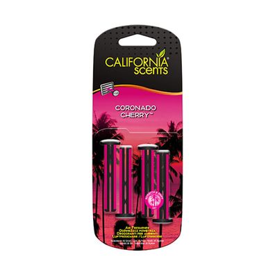 California Scents Vent Stick Coronado Cherry vÅ¯nÄ? für Auto 4 Stück