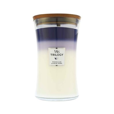 WoodWick Trilogy Evening Luxe Duftkerze mit Docht 609 g