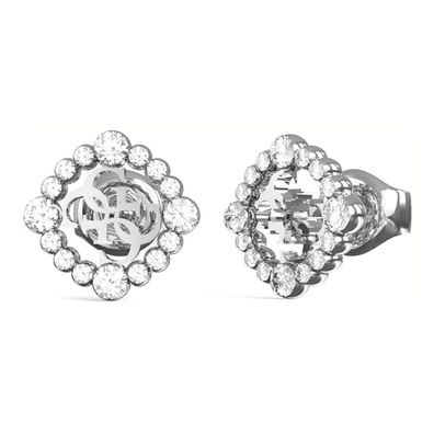 Glänzende Stahlohrringe mit Zirkonen Tiny Dancer JUBE04645JWRHT/U