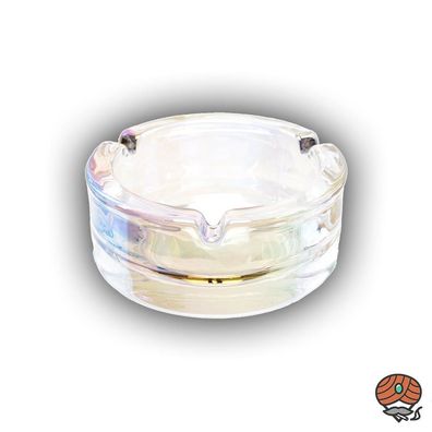 Atomic Glas-Aschenbecher Plated Pearl, Ø 8,5 cm, Perlmutt farbig