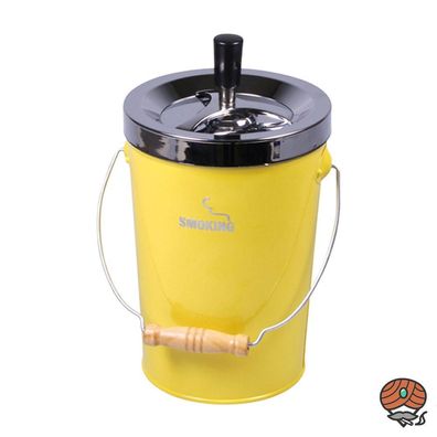 Hauser Schleuderaschenbecher / Drehascher, gelb