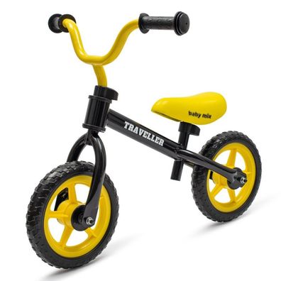 Baby Mix Traveller Schwarz Kinder Balance Fahrrad