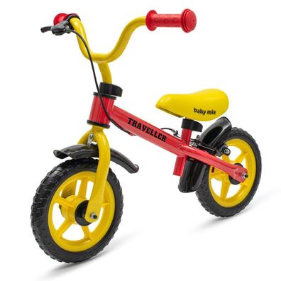 Baby Mix Traveller Rot Balance Fahrrad mit Bremse
