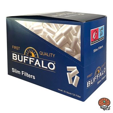 20x Buffalo Slim Filter, 6 mm, à 132 Stück