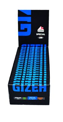 Gizeh Black Special Blau Zigarettendrehpapier (20 Hefte à 100 Blatt)