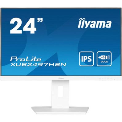 IIYAMA 60,5cm (23,8") XUB2497HSN-W2, 16:9 HDMI+DP+USB-C blk